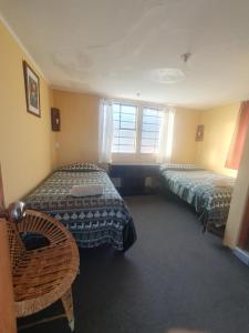 Postelja oz. postelje v sobi nastanitve Royal Frankenstein Hostel