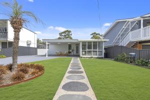 Zahrada ubytování The Palms, Jervis Bay