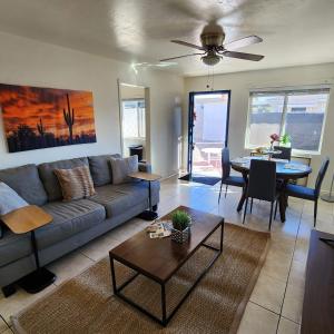 a living room with a couch and a table at *Msg for 5%off*2Bed1Bath KingQueenBeds MidtownPHX in Phoenix