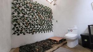 Ванна кімната в Cabaña privada