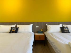 Voodi või voodid majutusasutuse Diving Duck B&B toas