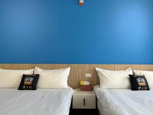 Voodi või voodid majutusasutuse Diving Duck B&B toas