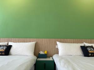 Voodi või voodid majutusasutuse Diving Duck B&B toas
