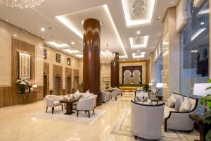 Posezení v ubytování Boudl Ajyad Mecca بودل أجياد مكة