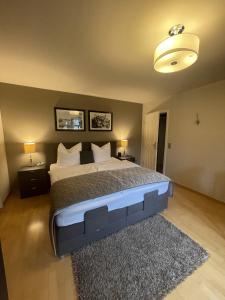 Postel nebo postele na pokoji v ubytování Pension Burkhardt + 37 fotografií