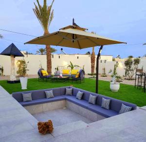 Posezení v ubytování Villa Haut Standing Dar Tralala, Djerba Tunisie