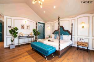 Postel nebo postele na pokoji v ubytování EKOSTAY Luxe - CASABLANCA VILLA + 29 fotografií