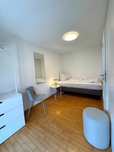 Posteľ alebo postele v izbe v ubytovaní Bauernchalet Alois