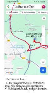 mapa las harms die la chica line w obiekcie Les Hauts de la Cluse w mieście Wimille