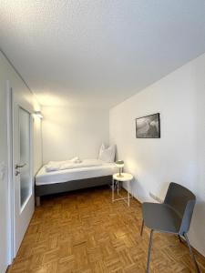Posteľ alebo postele v izbe v ubytovaní Bauernchalet Alois