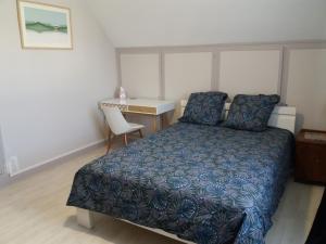 מיטה או מיטות בחדר ב-Villa Zouzou Bed and Breakfast