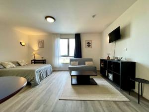 Μια τηλεόραση ή/και κέντρο ψυχαγωγίας στο Zen studio ※ parking - piscine