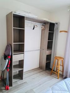 Posteľ alebo postele v izbe v ubytovaní Maisonnette du bonheur