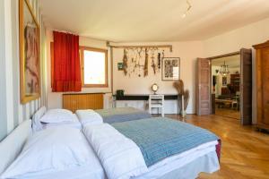 Postel nebo postele na pokoji v ubytování Apartmani SuperStar