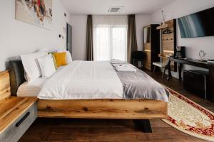 Postel nebo postele na pokoji v ubytování Hotel B4 + 37 fotografií