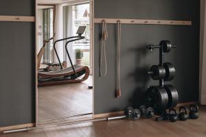 Fitness centrum a/nebo fitness zařízení v ubytování Villa Arnica