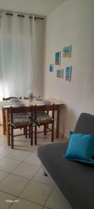 Ruang duduk di Casa Mugnai