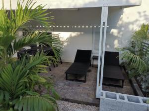 Ein Garten an der Unterkunft Guesthouse Fuik