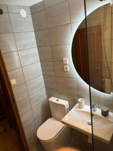 Koupelna v ubytování Hotel Radnice