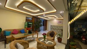 Zona de estar de Himalayan Sunrise