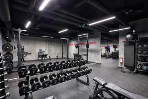 Fitnesscenter och/eller fitnessfaciliteter på Basecamp Malmö