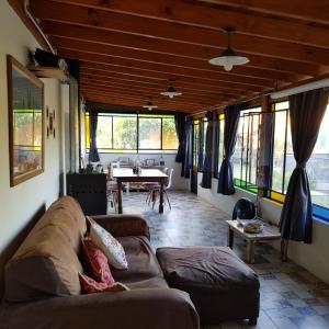 Posezení v ubytování Finca La Bona Font Casa Rural