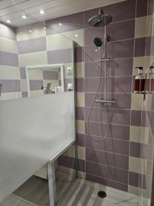 Koupelna v ubytování Hôtel L'Européen + 37 fotografií