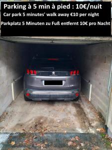 a car is parked in a parking garage at Nancy Vieille Ville Stanislas in Nancy