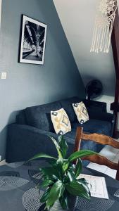 Posedenie v ubytovaní L'Arbre de Vy - T2 42m2 indépendant, 5 pers, garage, proche Gare