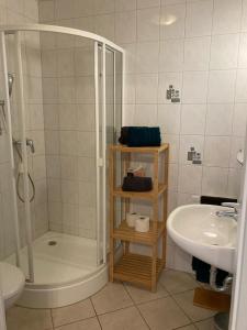 Koupelna v ubytování Appartment Haus Müller + 24 fotografií