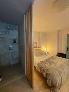 Cama ou camas em um quarto em Élégant 2 chambres à deux pas de l'Espagne