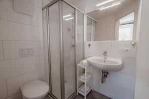 Koupelna v ubytování Kalkalpen Apartments + 37 fotografií