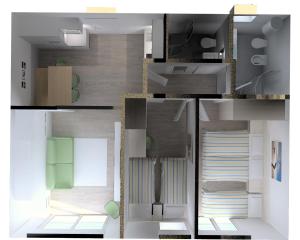 The floor plan of Hotel Mayer