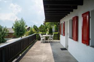 Balkoni atau teres di Apartment Bergdohle