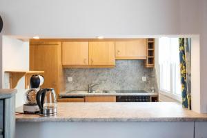 Una cocina o zona de cocina en Chalet Chapfwald