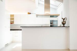 Eldhús eða eldhúskrókur á Apartment Soldanella