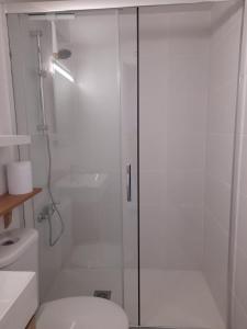 A bathroom at Appartement lumineux sur les canaux