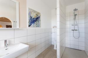 Kúpeľňa v ubytovaní Pension Laubenhof