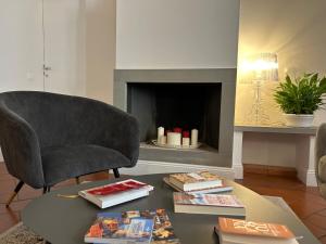 Et opholdsområde på Uffizi Suite