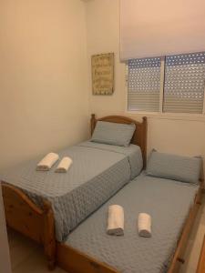 Ліжко або ліжка в номері Chalet el castillo