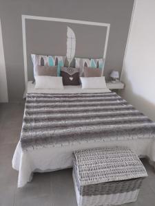 Postel nebo postele na pokoji v ubytování Studio charmant avec vue sur la mer - 45 m² - Le Robert