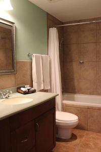 y baño con lavabo, aseo y bañera. en Condo 117 Rivas-Gran Pacifica Resort (1 Bedroom), en San Diego