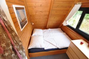 Postel nebo postele na pokoji v ubytování Ferienhaus Seestern