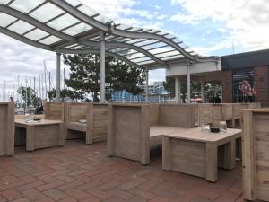 Restaurace v ubytování Ferienhaus Seestern