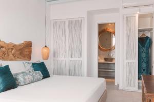 Cama ou camas em um quarto em Villa Konstantin Rooms & Suites