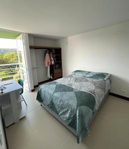 Postel nebo postele na pokoji v ubytování Espectacular apartamento en Melgar