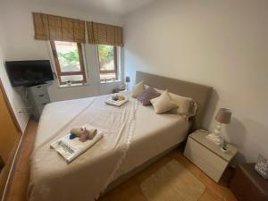 Postel nebo postele na pokoji v ubytování E041 Apartment Albir