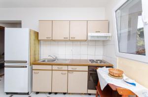Küche/Küchenzeile in der Unterkunft Apartments Sandra