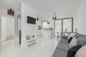 Seating area sa Apartment with Garden in Krakow by Renters