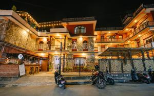 O edifício onde o hostel está situado